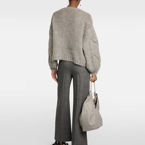Loewe Anagram open-knit mohair-blend sweater - Picture 2 of 13